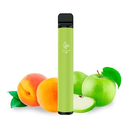 Elfbar 600 Apple Peach (Pomme pêche) Disposable Pod 2ml - 550mAh - Pod Vape Desechable Elf Bar 600 caladas aprox - Cigarro electrónico Vaping (Manzana Melocotón)