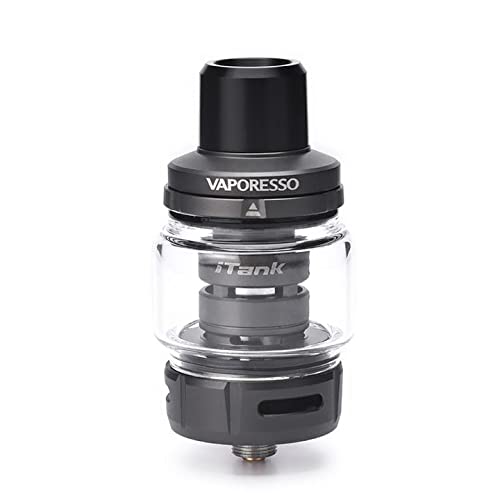 Vaporesso iTank Atomizer Clearomizer (8ml) Top Filling Tank Fit GTi Coil for Electronic Cigarette Target 100 Target 200 Vape Kit (Grey)