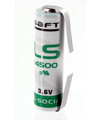 Batería Litio Saft 3.6V LS14500 + estirones