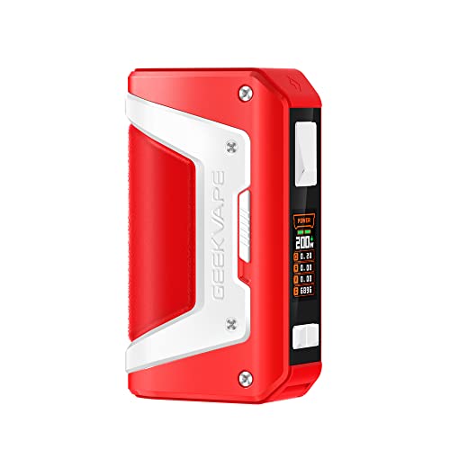 Nuevo color Geek'vape Aegis Legend 2 L200 Mod 200W TC Box Mod Saltos A-Lock Vape (rojo blanco) - No Nicotine