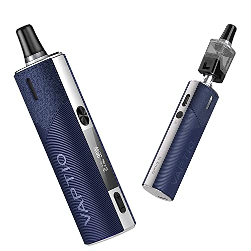 Vaptio COSMO G1 Starter KIT con atomizador de llenado superior 1500mAh Batería Vaporizador Vape kit Cigarrillo electrónico Sin líquido Sin nicotina (Azul)