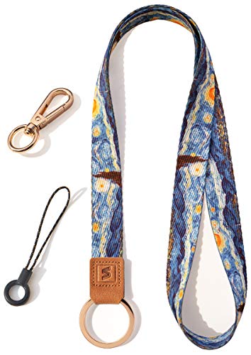 SENLLY Llavero Cordón de Cuello, Diseño de Patrones Originales Acollador Correa para el Llaves y Badge Id Tarjeta