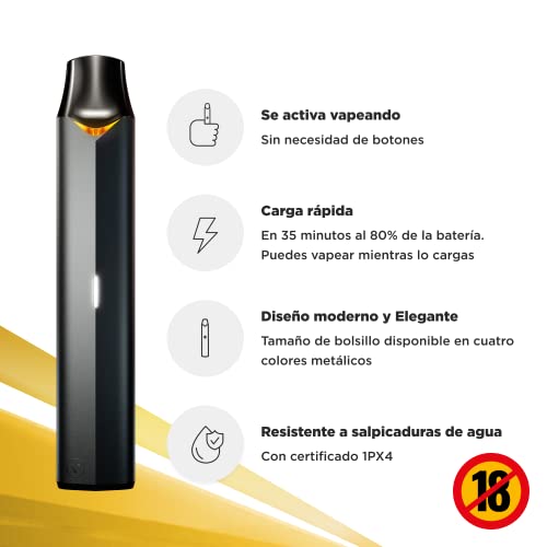 VUSE ePod2 Cigarrillo Electrónico | Sin Nicotina | Sin Recargas (Recargas (Pods) no incluídos)
