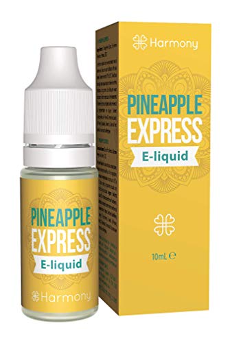 Harmony E-líquido de CBD (más de 99% pureza) - Terpenos de Pineapple Express - 30 mg CBD en 10 ml - Sin Nicotina