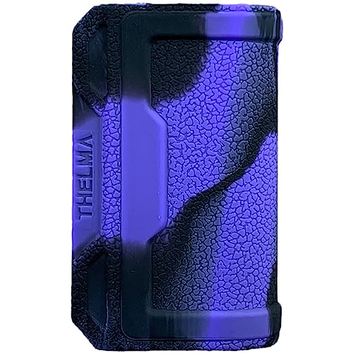WratryParts Silicone Case Compatible with Lost Vape Thelema Quest 200W Mod Kit | Protective, Durable Skin, Sleeve, Cover, Wrap, Gel, Case, Shield (Black Purple)